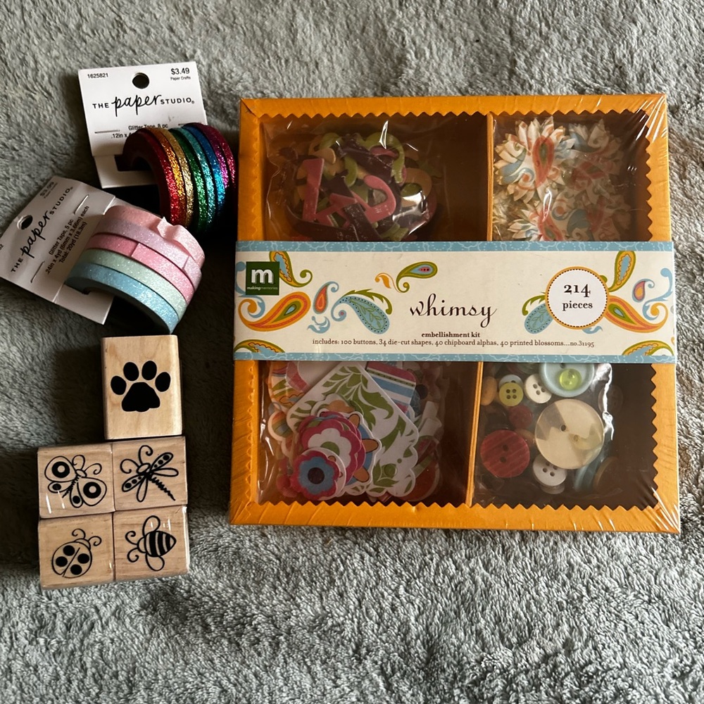 NEW CRAFT SCRAPBOOK SUPPLIES